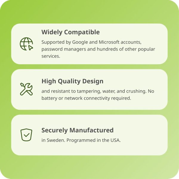 Yubico YubiKey 5C - Two Factor Authentication USB Security Key, Fits USB-C Ports - Protect Your Online Accounts with More Than a Password, FIDO Certified