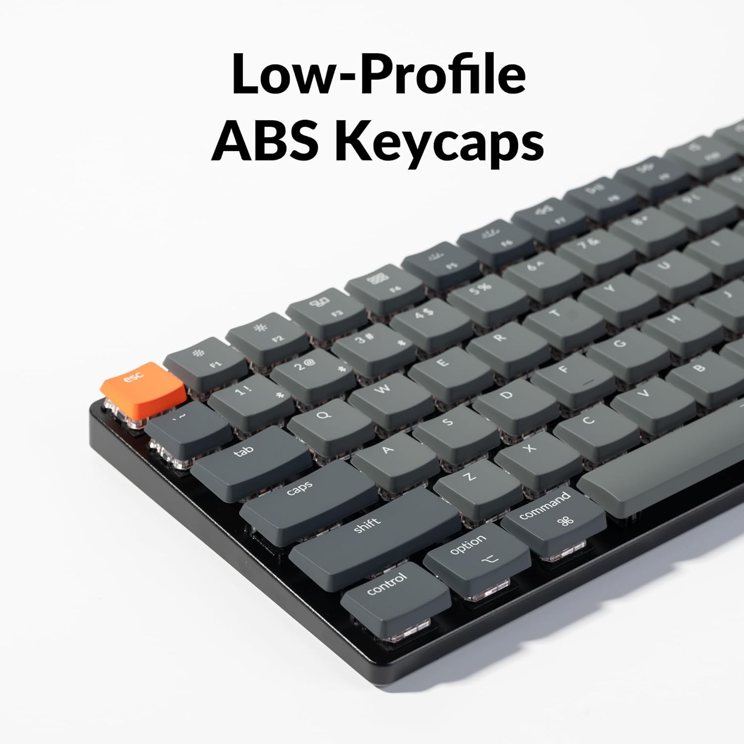 Keychron K3 Version 2, 84 Keys Ultra-Slim Wireless Bluetooth/USB Wired Mechanical Keyboard with White LED Backlit, Low-Profile Keychron Mechanical Red Switch Compatible with Mac Windows