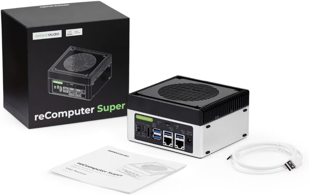 reComputer Super J4012 - Advanced Edge AI Computer with NVIDIA Jetson Orin NX 16GB