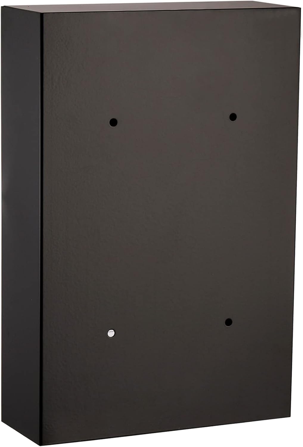 DEAYOU Wall Mount Mailbox, Steel Cover Metal Drop Box, Mail Box with Key Lock, Dropbox with Slot for Envelope, Home, Outside, Office Business, Decor, 12.6" H x 8.5" L x 3.3" W, Black