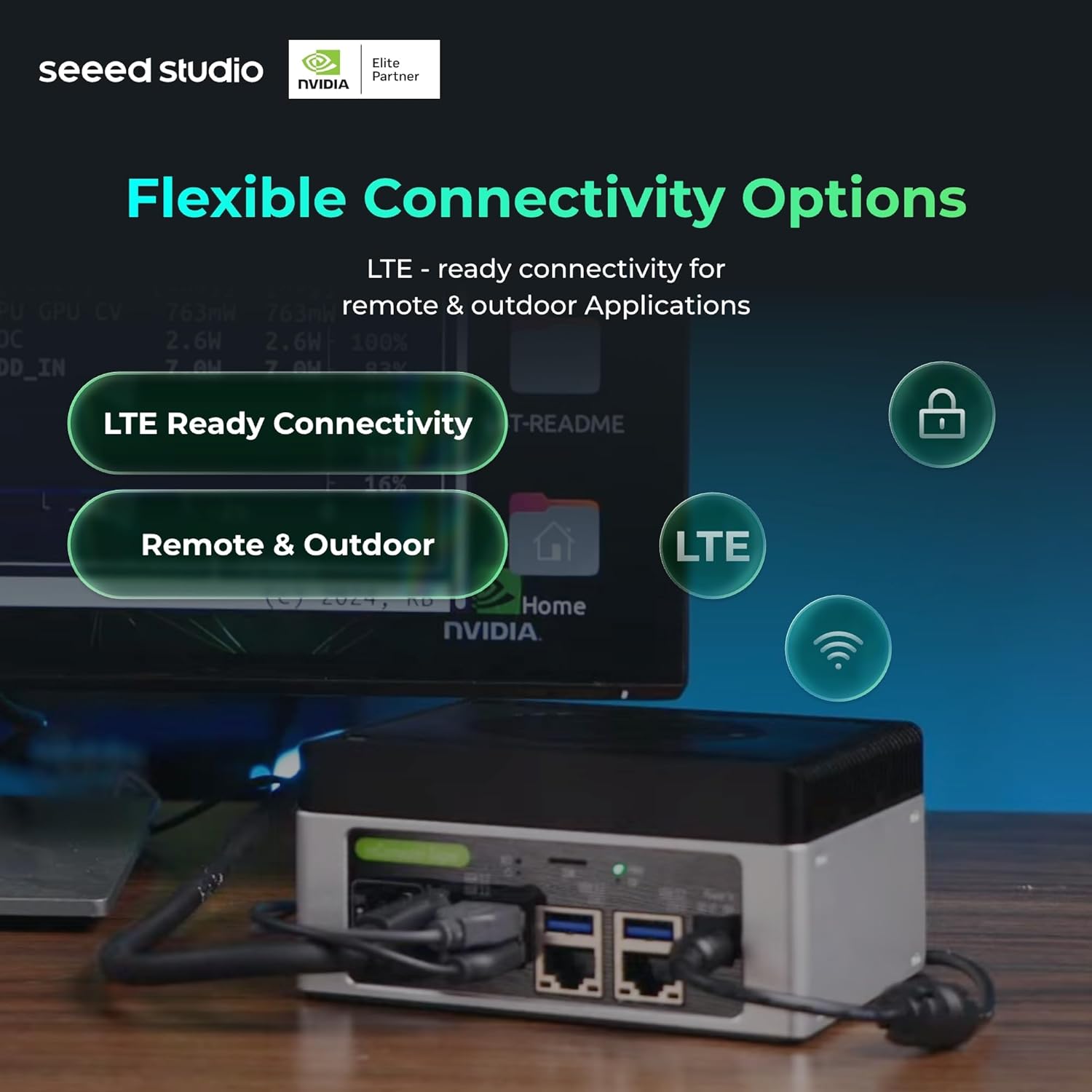 reComputer Super J4012 - Advanced Edge AI Computer with NVIDIA Jetson Orin NX 16GB