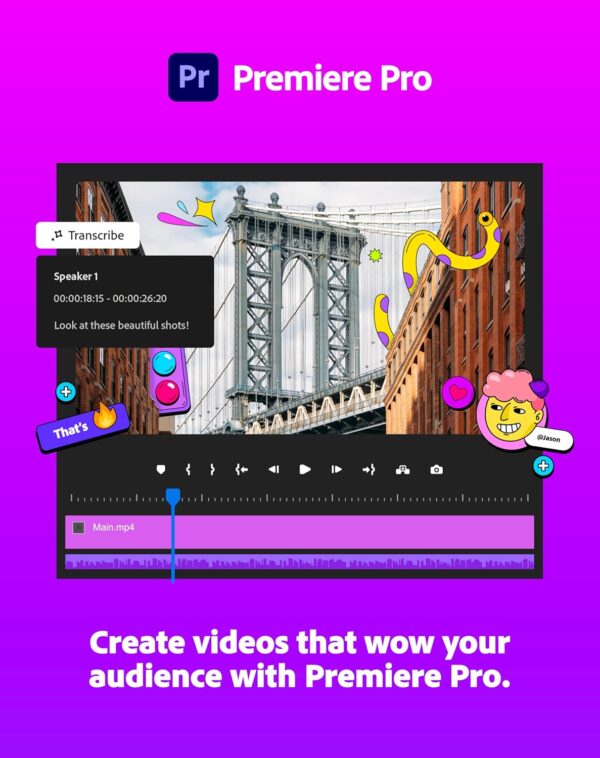 Adobe Creative Cloud Pro STE | Student & Teacher Edition | 20+ creative apps plus 100GB Storage |12-Month Subscription | PC/Mac