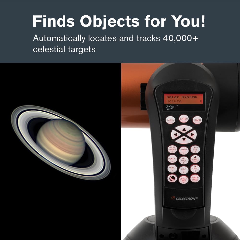 Celestron NexStar 5SE Computerized Telescope – 5-Inch Schmidt-Cassegrain Optical Tube – Fully Automated GoTo Mount with SkyAlign – Ideal for Beginners and Advanced Users – 40,000+ Object Database