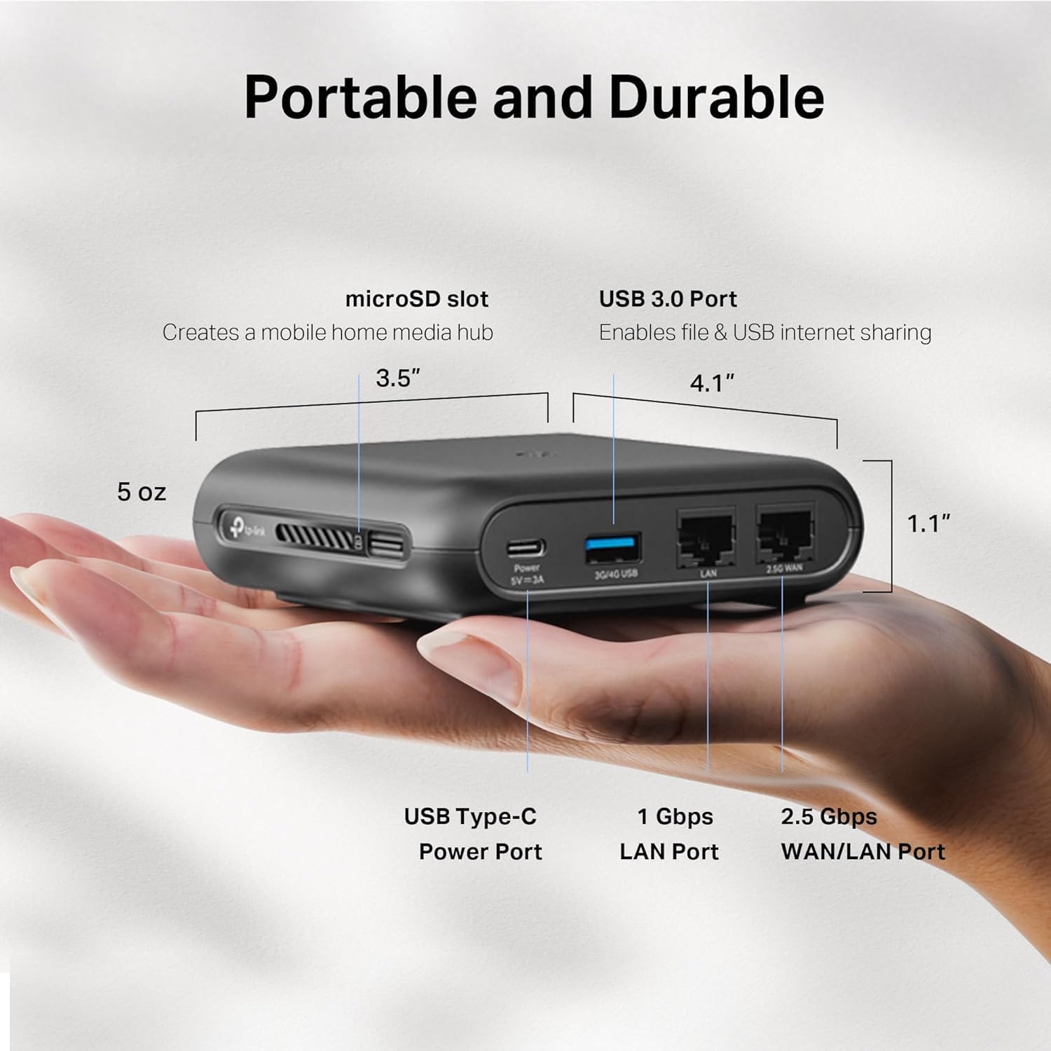 TP-Link Dual-Band Wi-Fi 6 AX3000 Travel Router TL-WR3002X | Multi-Gig Portable | OpenVPN, WireGuard | Easy Public WiFi Sharing | Hotel/Cruise/Travel Approved | Phone WiFi Tether | USB 3.0 | Multi-Mode