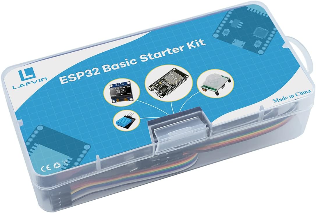 LAFVIN Basic Starter Kit for ESP32 ESP-32S WiFi I OT Development Board with Tutorial Compatible with Arduino IDE