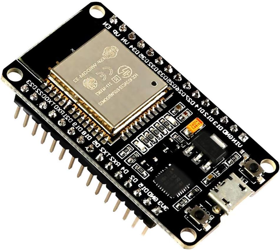 ESP-WROOM-32 ESP32 ESP-32S Development Board 2.4GHz Dual-Mode WiFi + Bluetooth Dual Cores Microcontroller Processor Integrated with Antenna RF AMP Filter AP STA Compatible with Arduino IDE (3PCS)