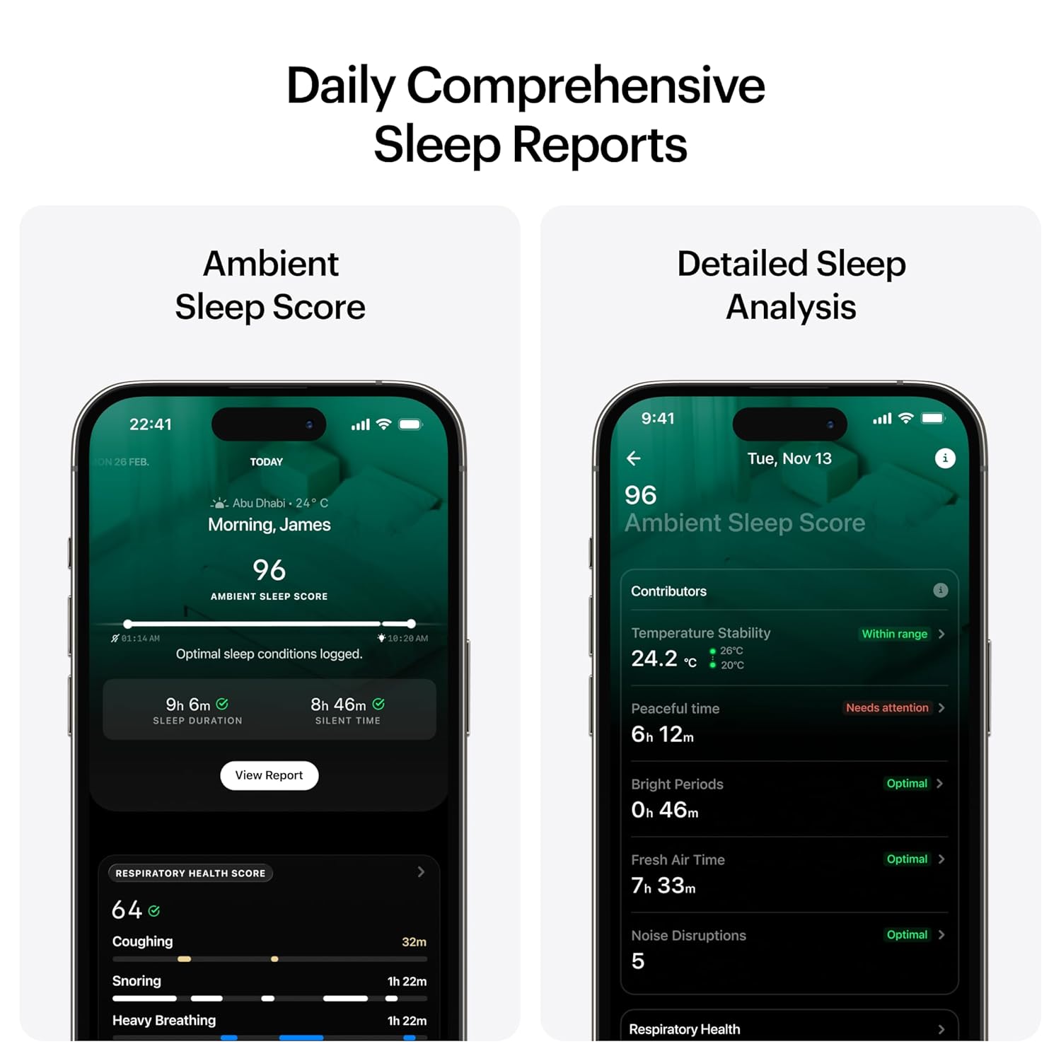 Ultrahuman Home — World’s Most Advanced Ambient Sleep Monitor | Daily Sleep & Respiratory Health Scores | Snoring Detection with AI-Enabled Spatial Audio Detection | Smart Home Automations