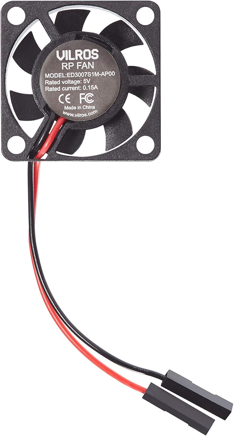 Vilros Raspberry Pi 4 Complete Starter Kit- Includes Raspberry Pi 4 Board, Fan Cooled Case, 64GB Preloaded Micro SD Card and More (4GB, Clear Transparent Case)