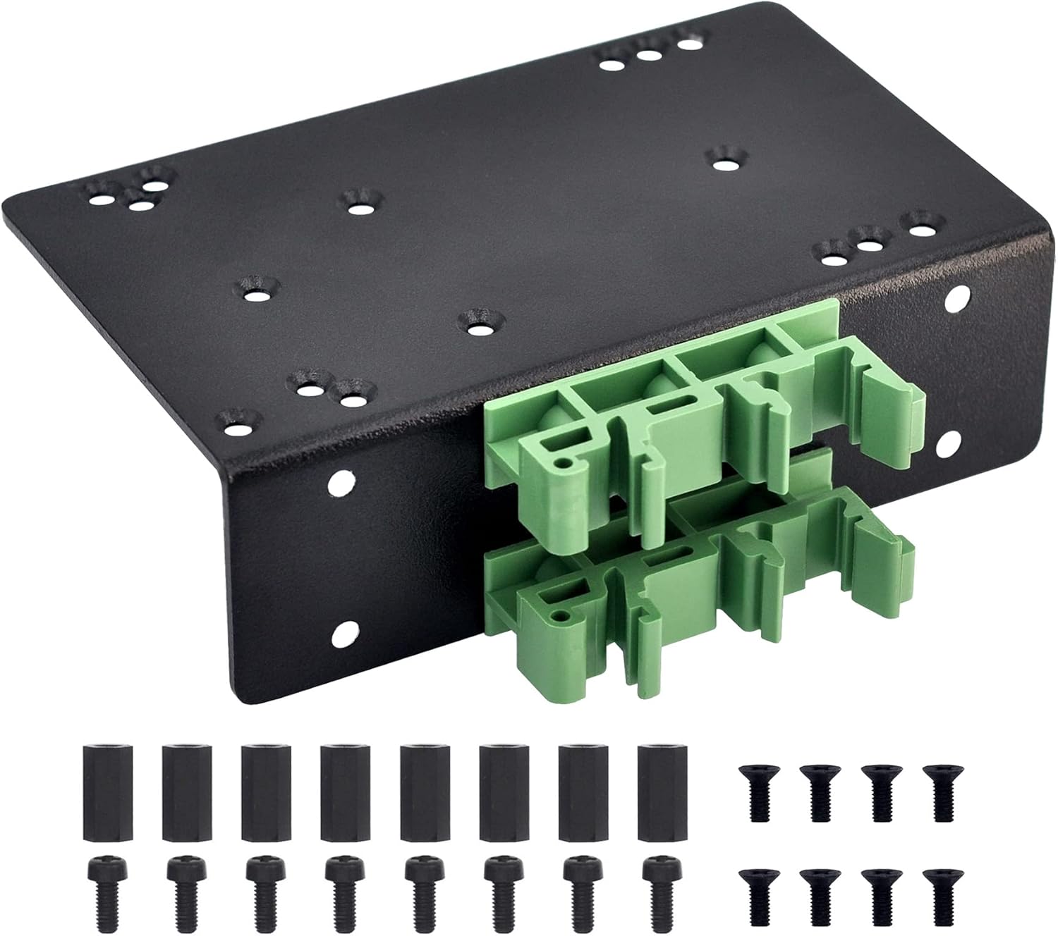 DIN Rail Mount Bracket for Raspberry Pi 1A+ 1B+ 2B 3B 3B+ 4B 5 Zero UNO Mega-2560 BeagleBone Black