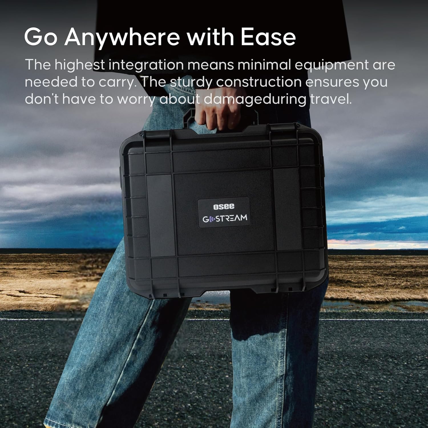 Osee GoStream Duet Kit All in One Pro Live Streaming Multi-Camera Video Mixer Switcher Recorder Player Kit 4 HDMI&SDI in USB-C I/O with 14 Inch Monitor Built-in DC-to-Type C Cable NDI(Free Activated)