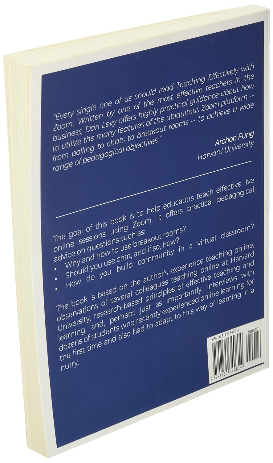 Teaching Effectively with Zoom: A practical guide to engage your students and help them learn