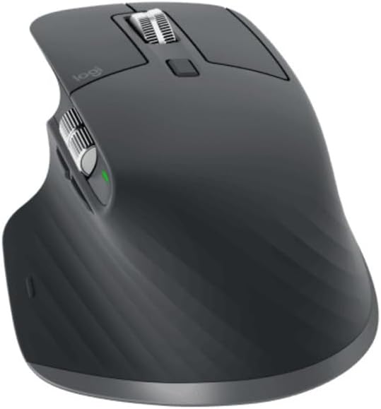 Logitech MX Master 3S Performance Wireless Mouse - Graphite With Bolt Reciever