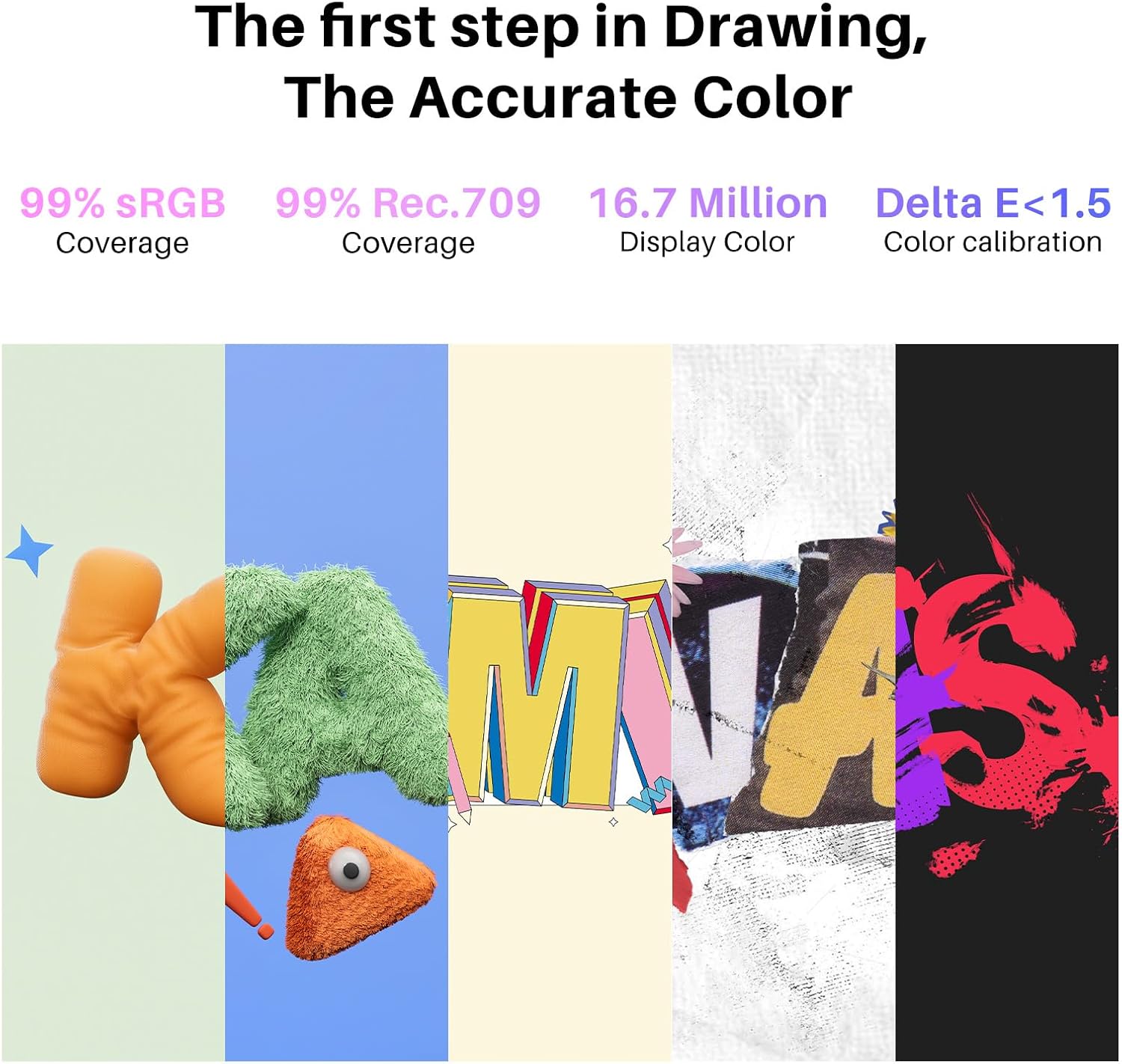 HUION Kamvas 13 (Gen 3) Drawing Tablet with Screen,13.3" Full-Laminated Art Tablet with Anti-Sparkle Canvas Glass 2.0, 99% sRGB, PenTech 4.0, 16384 Pen Pressure, Dual Dial for PC, Mac, Android, Black