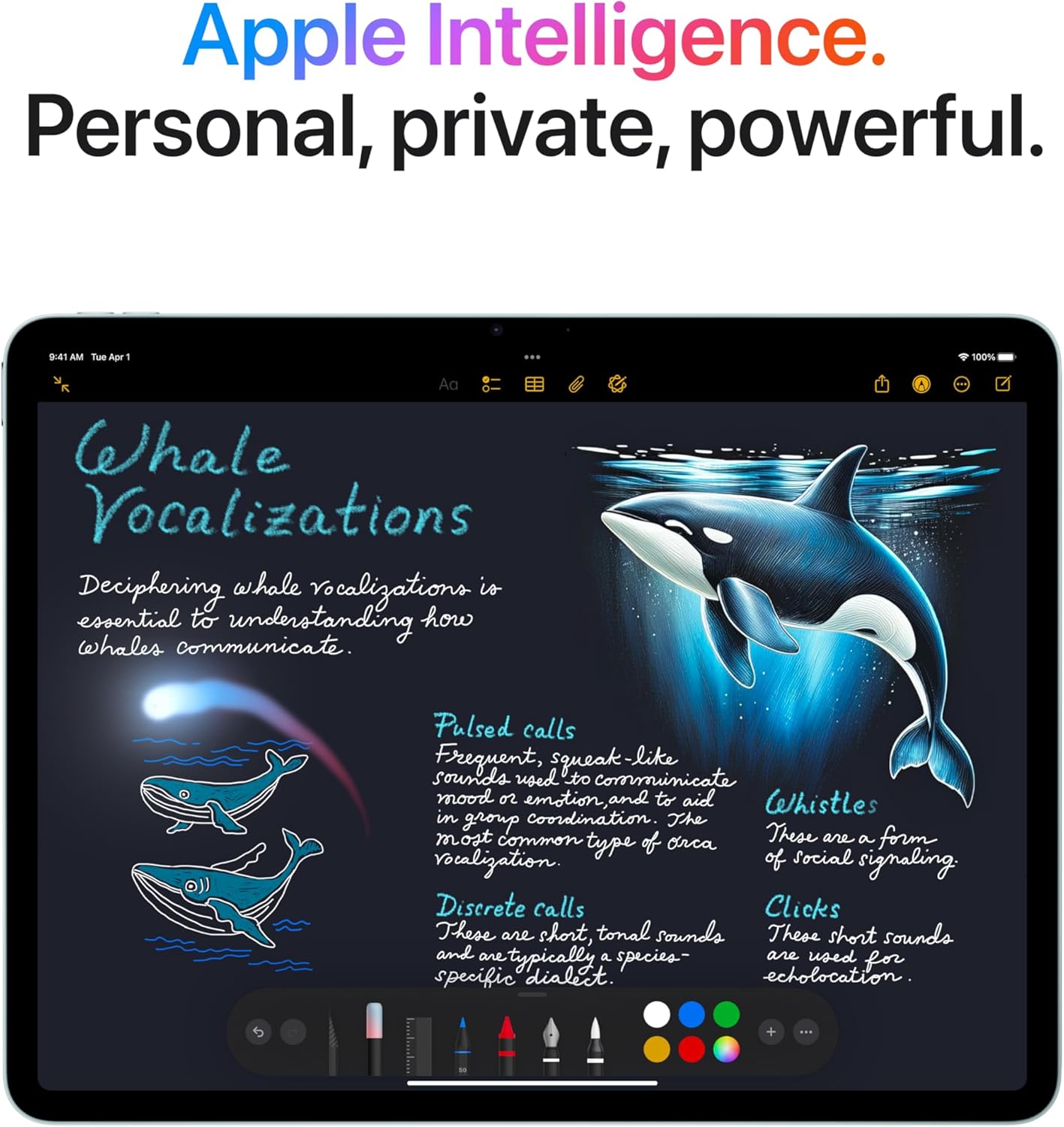 Apple iPad Air 13-inch with M3 chip Built for Apple Intelligence, Liquid Retina Display, 128GB, 12MP Front/Back Camera, Wi-Fi 6E, Touch ID, All-Day Battery Life — Space Gray