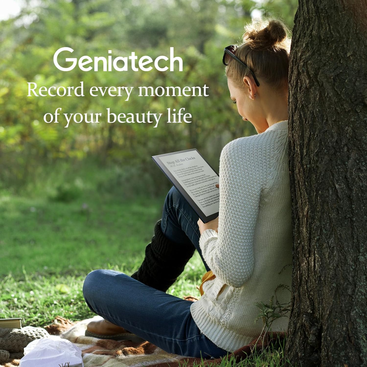 Geniatech Kloudnote Slim 10.3" Digital Notebook, E Ink Tablet and ePaper Notepad for ebook Reading and Writing, 227ppi ereader Device in 2025, 5.3mm Ultra-Thin (Grey)