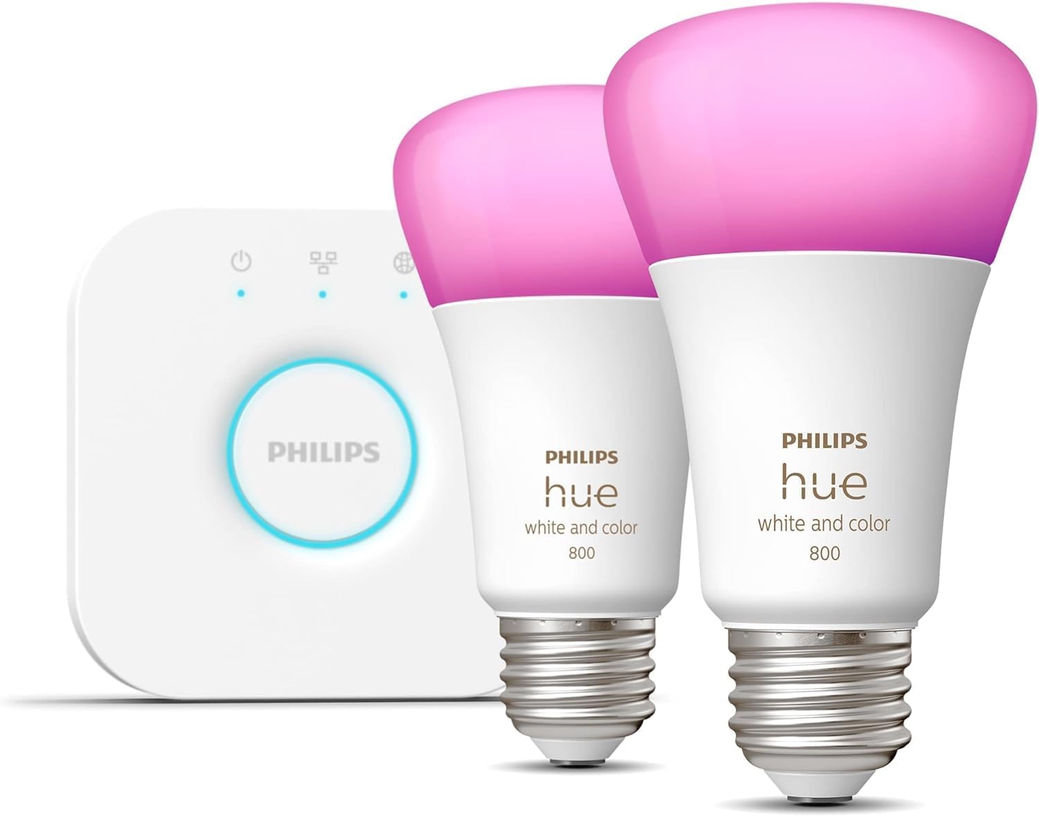 Philips HueWCA 9.5W A19 E26 2set US