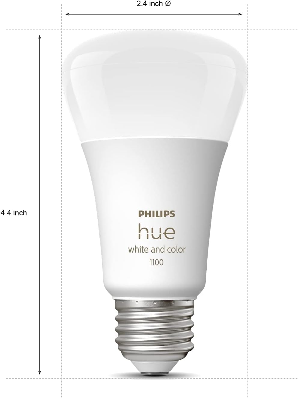 Philips Hue White and Color Ambiance Base Lumen (60W) Smart Button Starter Kit, 16 Millions Colors, Works with Amazon Alexa, Google Assistant, Apple HomeKit 60 Watt (OLD VERSION)