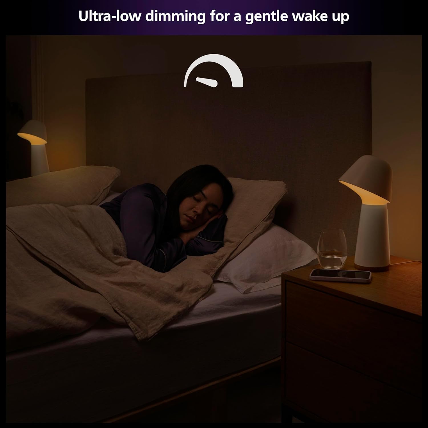 Philips Hue Twilight Smart Sleep and Wake-Up LED Lamp, White & Color Smart Lighting, Bedside Lamp Compatible with Bluetooth, Voice Control with Alexa, Apple Home & Google Assistant