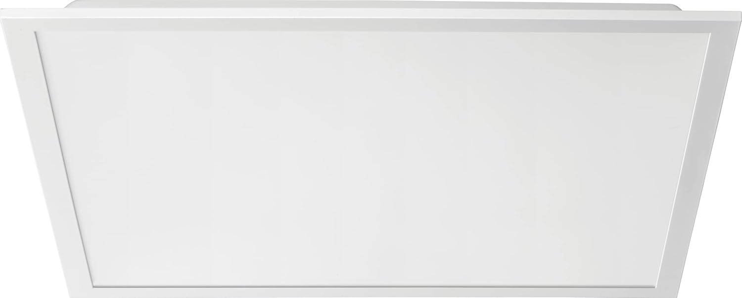 Lithonia Lighting CPX LED Flat Panel Light, 2Ftx2Ft LED Light Panel, Ceiling Lighting Fixture, 2500/3200/4000 Adjustable Lumens, 3500K/4000K/5000K Switchable CCT, Smooth Satin Lens, White (4-Pack)