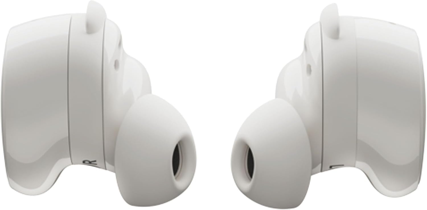 Bose QuietComfort Wireless Noise Cancelling Earbuds, Lifestyle Bluetooth Earbuds with Active Noise Cancellation, Up to 8.5 Hours of Battery Life with Green Extreme Portable Charger (White Smoke)