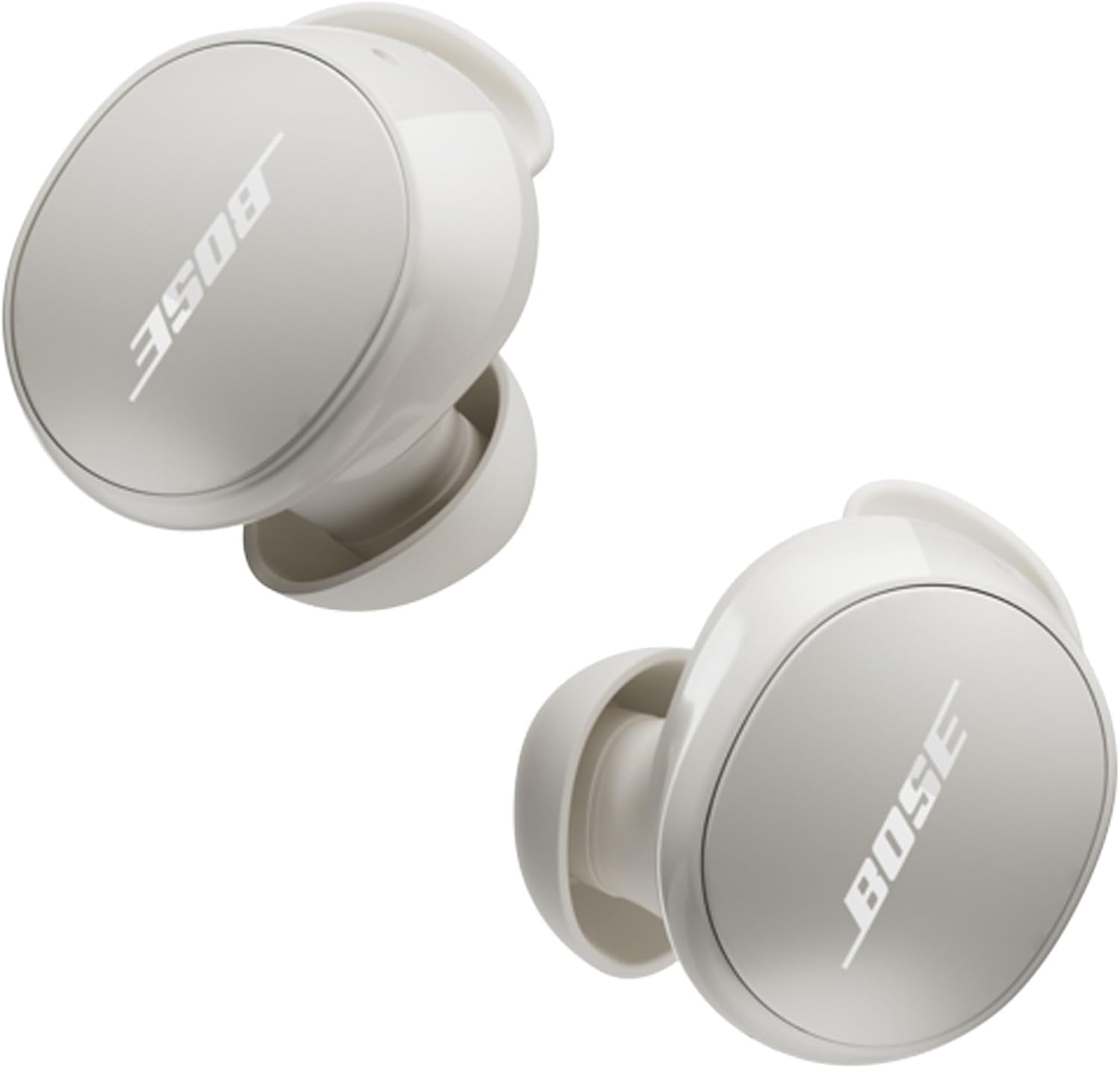 Bose QuietComfort Wireless Noise Cancelling Earbuds, Lifestyle Bluetooth Earbuds with Active Noise Cancellation, Up to 8.5 Hours of Battery Life with Green Extreme Portable Charger (White Smoke)