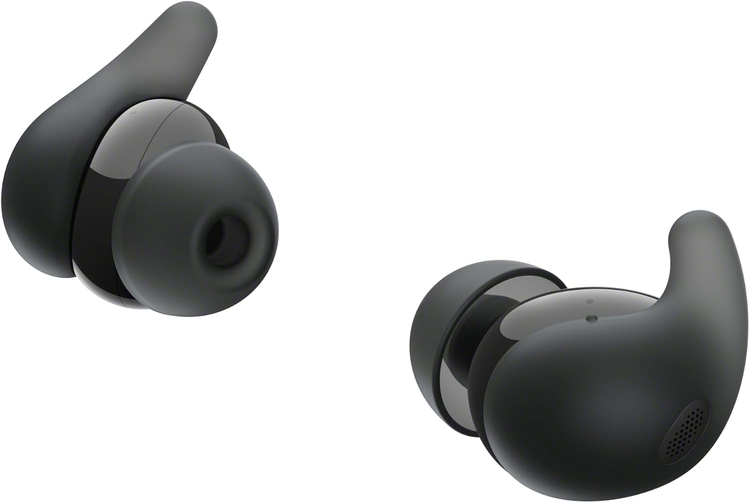 Sony LinkBuds Fit Truly Wireless Noise Canceling Earbud Headphones, Small & Light with Newly Developed Air Fitting Supporters, Black