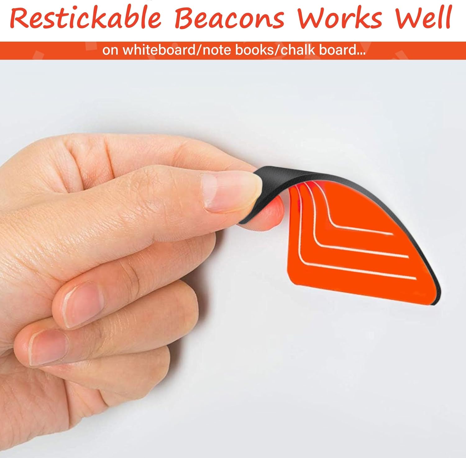 Beacons for Rocket Book- 2 Size, 10pieces Set with A Protective Case - Reusable Stickers Help to Digitize Upload Your Whiteboard Notes