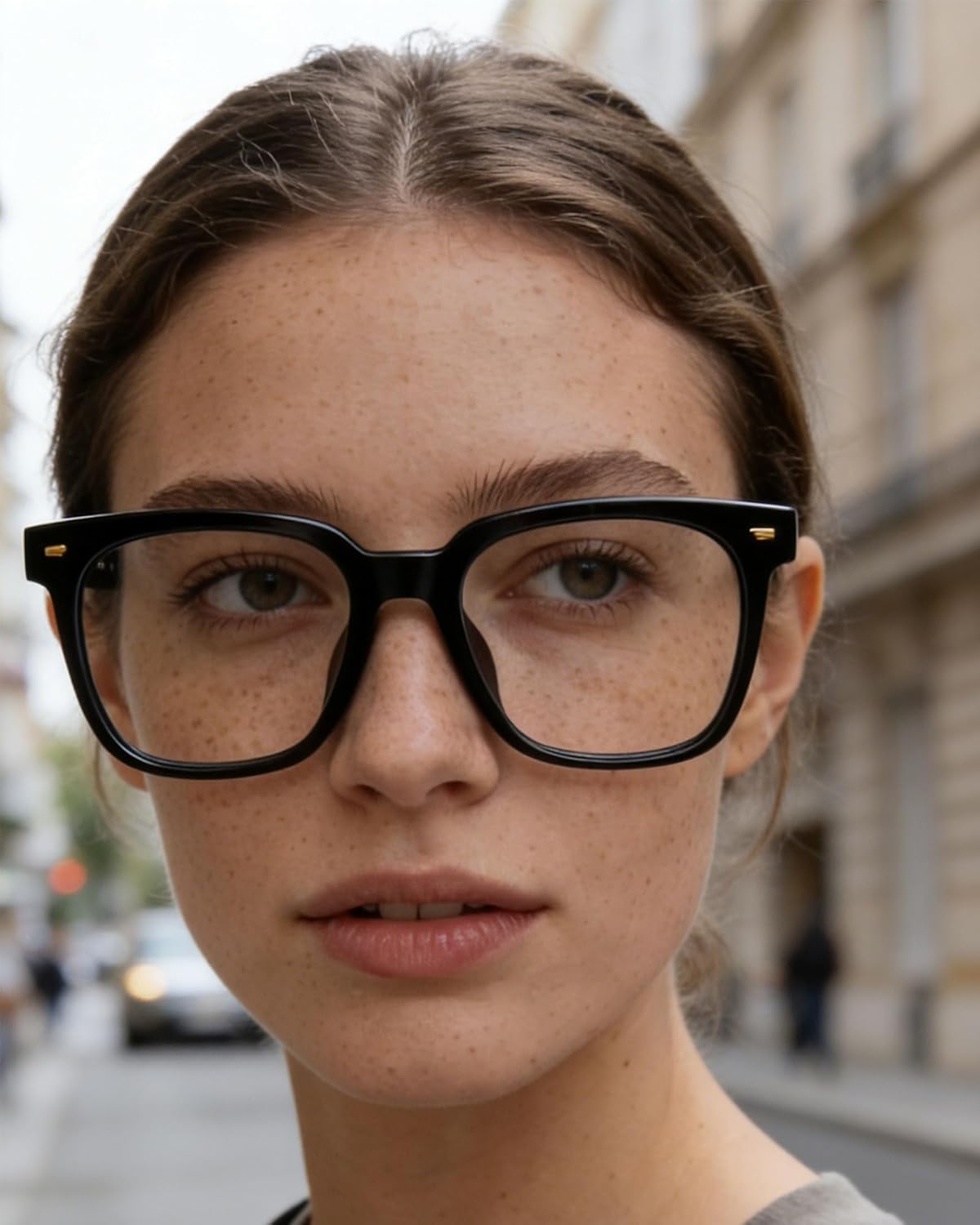 PANNER Oversized Square Blue Light Blocking Glasses for Women Men Anti Glare Reduce Eyestrain Computer Glasses