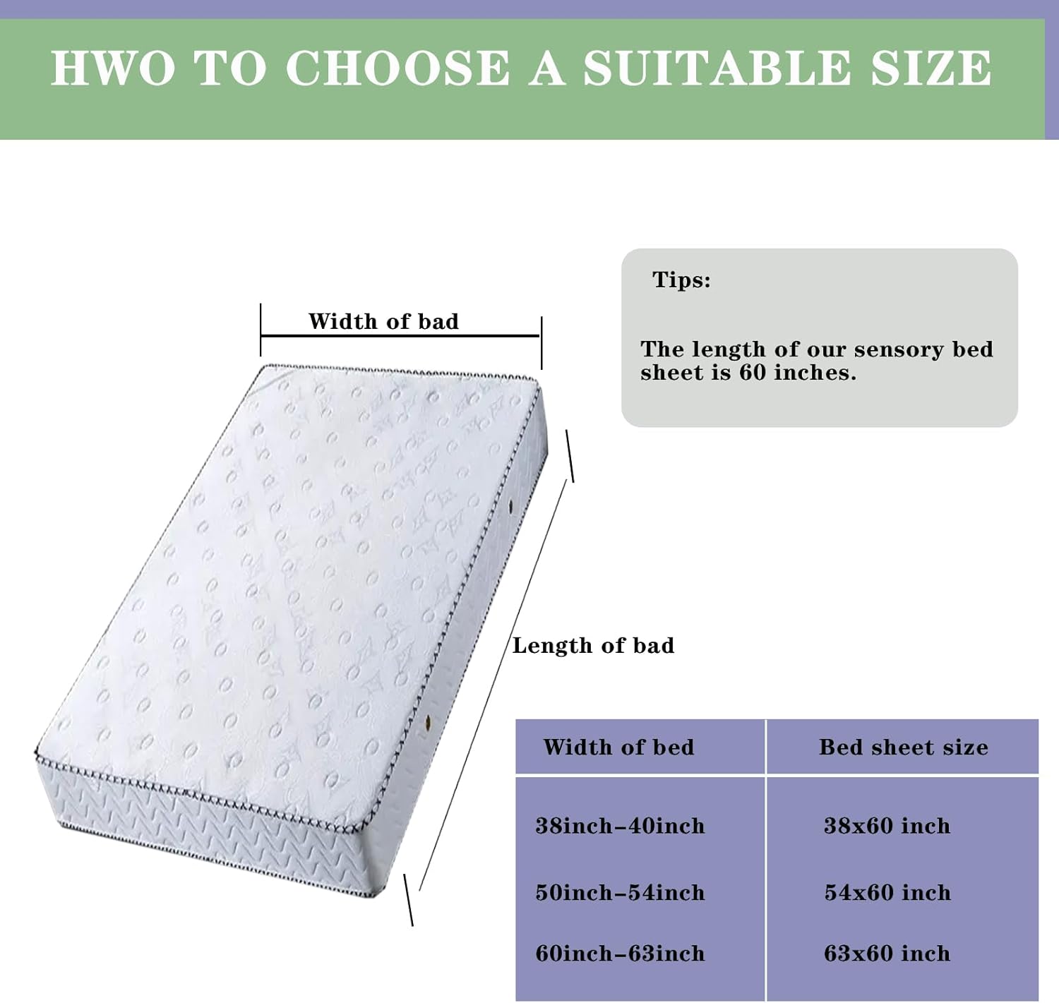 Ntomtuex Sensory Bed Sheet for Compression Reduced Pressure Weighted Blanket to Keep Nice Sleeping Comfortable with Light Breathable Polyester, Blue, 54"x60"